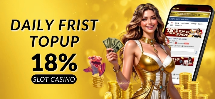 18% TOP-UP PERTAMA HARIAN